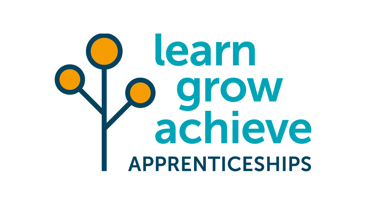 Hampshire learn grow achieve apprenticeships logo