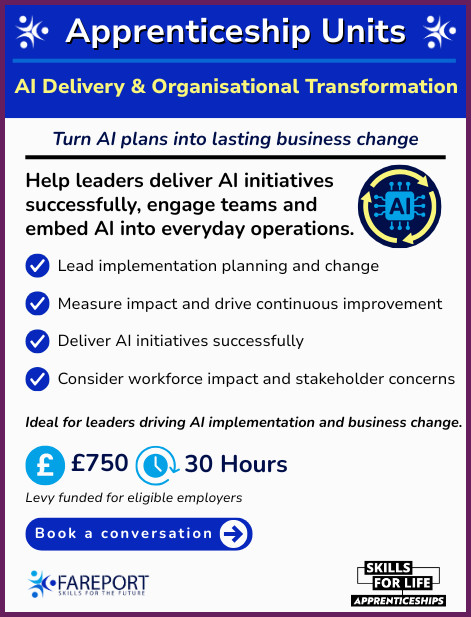 AI Delivery and Organisational Transformation