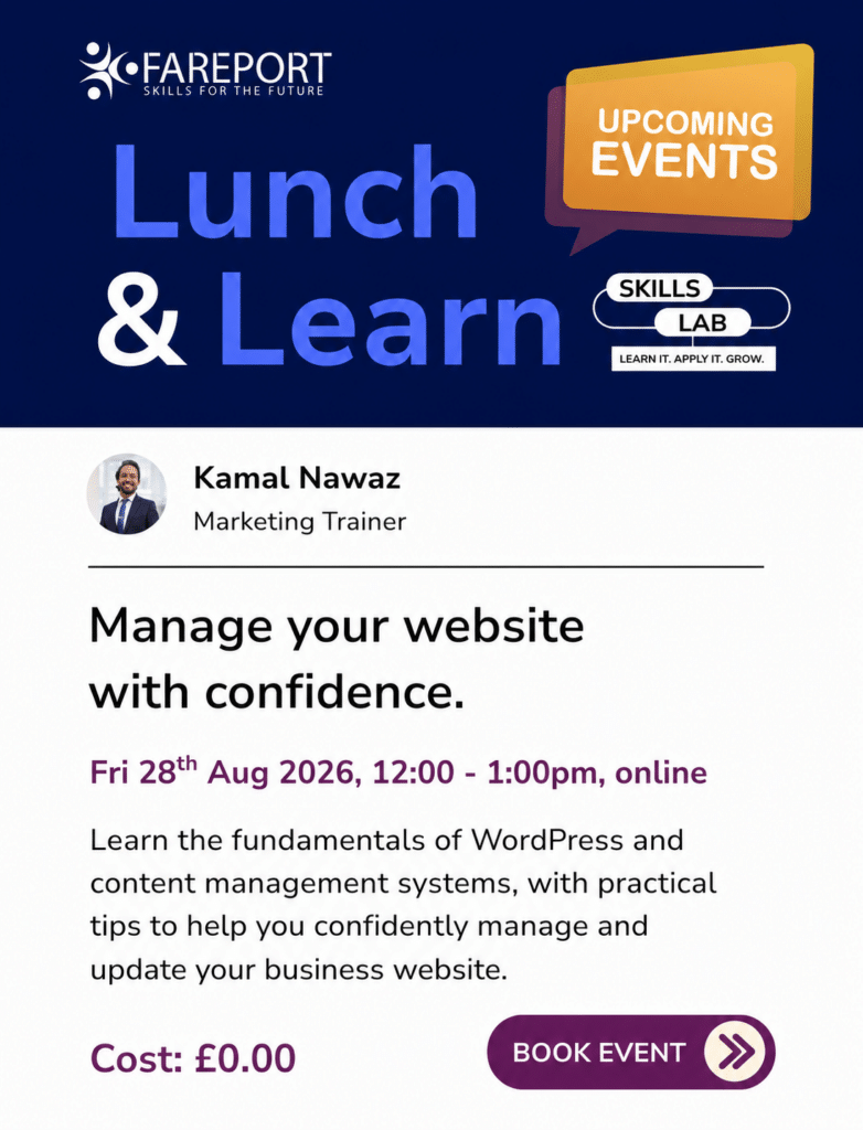 Wordpress CMS Lunch & Learn session